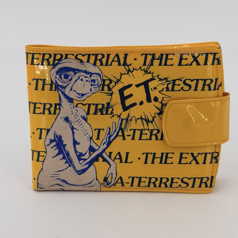 Vintage 1982 E.T. The Extra Terrestrial Wallet Universal Studios Park Exclusive